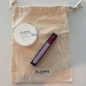 NWOT Elemis resurfacing facial pads &Maracuja juicy lip vinyl in hibiscus